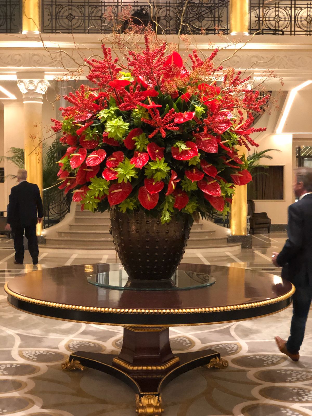 Arreglo floral focal hotel Punta Cana